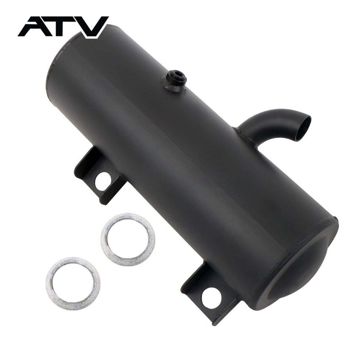Solidspare Exhaust Muffler Silencer W/Gaskets For Polaris Scrambler 500 2000-2012