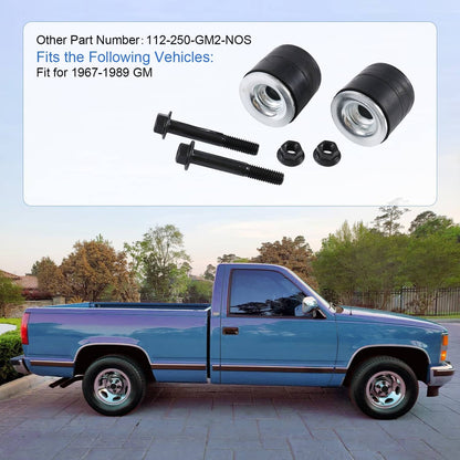 Solidspare Rubber Radiator Core Support Body Mount Bushings Bolts Hardware for 1967-1989 GM