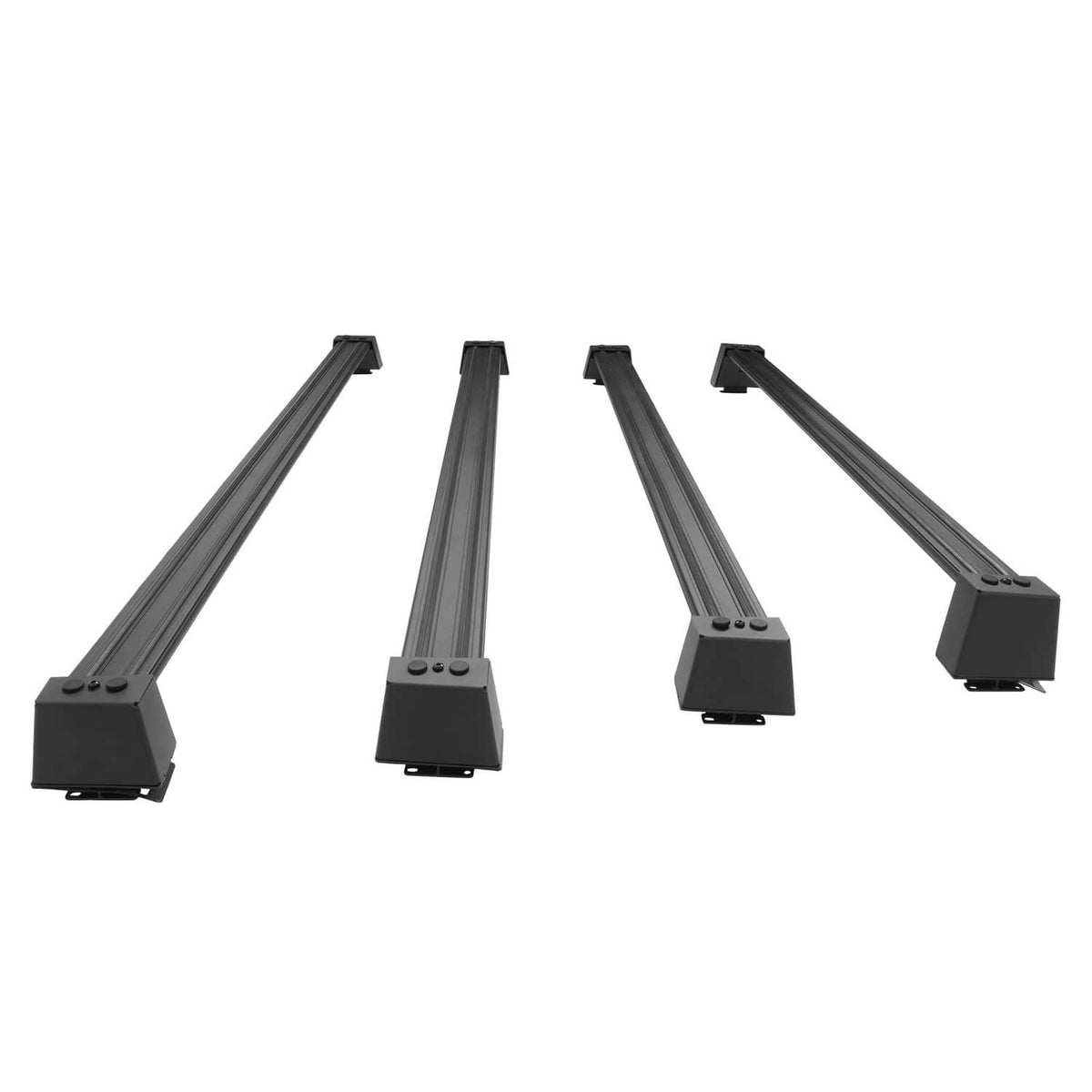Solid Spare For Tesla Cybertruck 2024-Up Roof Rack Cross Bar Luggage Cargo Carrier 4 Pack