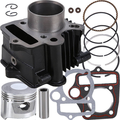 Solidspare 47MM Top End Rebuild Kit Cylinder Piston Gaskets for Honda ATC70 C70 CT70 TRX70