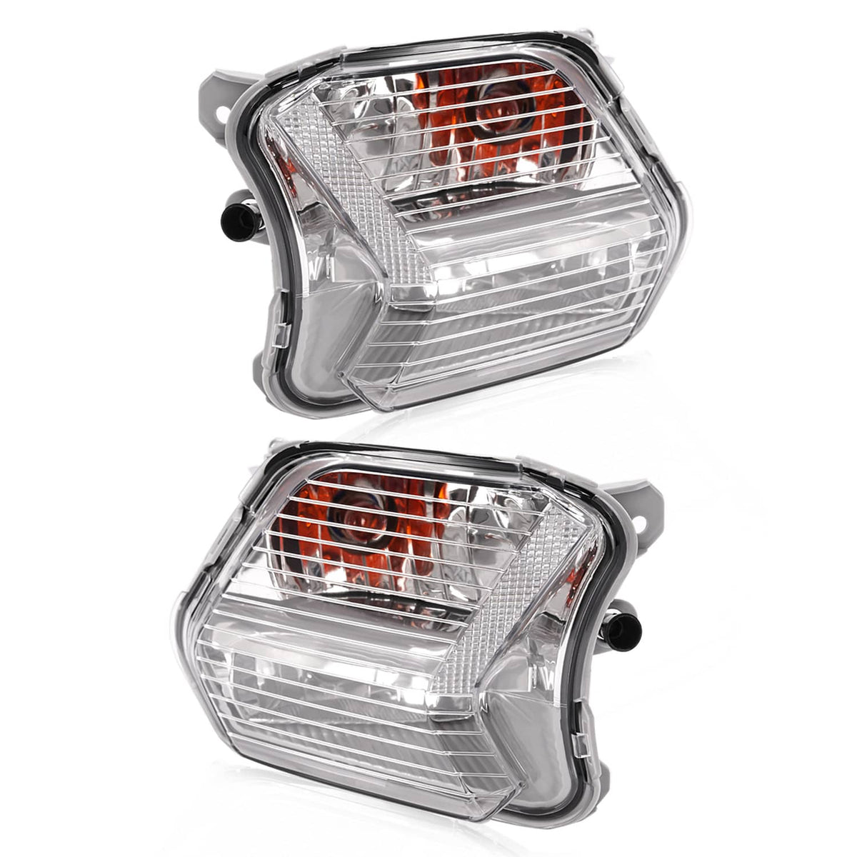 Solid Spare Front Fog Lights Turn Signal Lamp With Bulb For Ford Escape Kuga 2017-2019 LH+RH