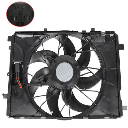 Solidspare New Radiator Cooling Fan For 2010-14 Mercedes-Benz C250 C300 C350 C63 AMG GLK350