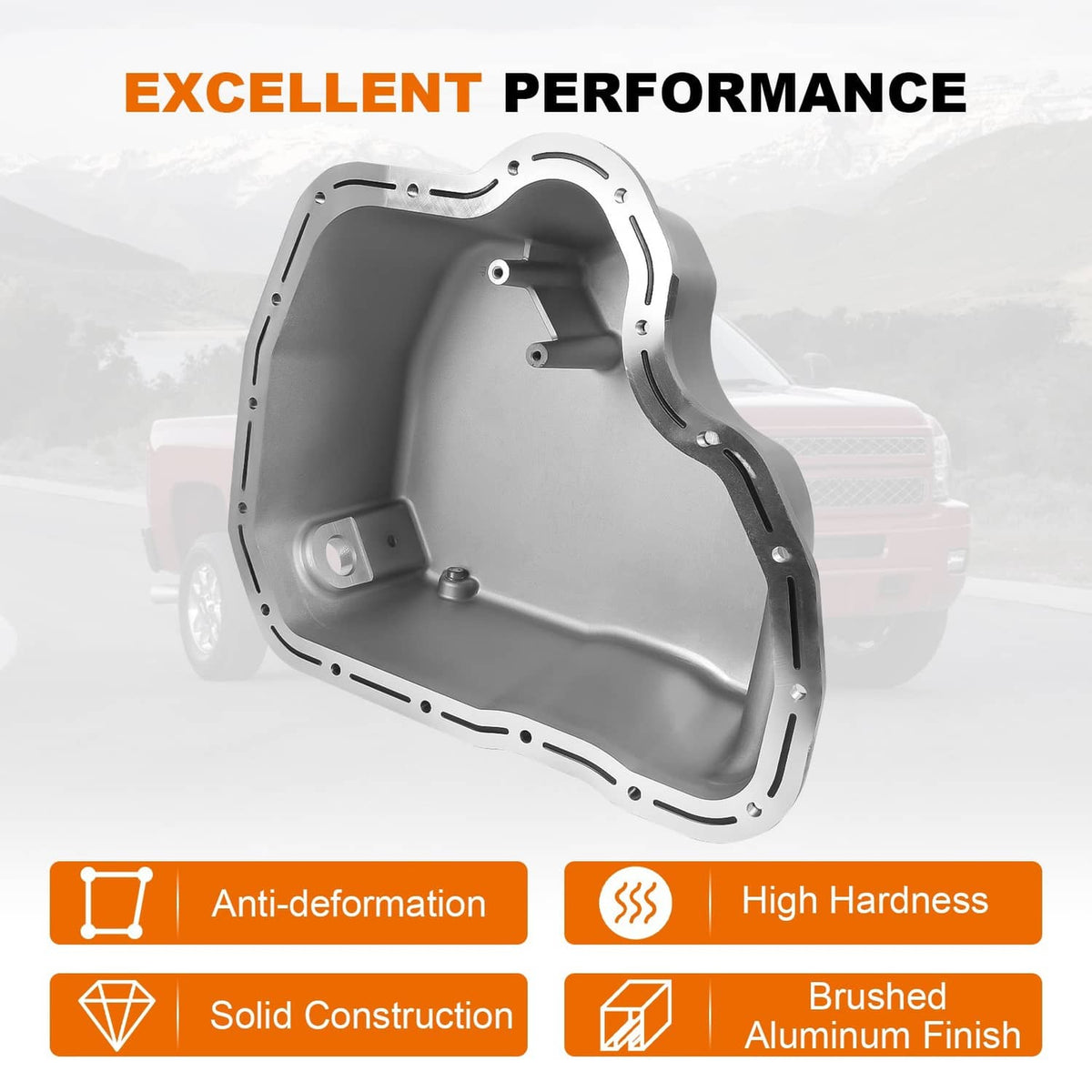 Solidspare 114052020 Oil Pan Fit Chevy/GMC for Duramax LB7/LLY/LBZ/LMM 6.6L 2001-2010 Black