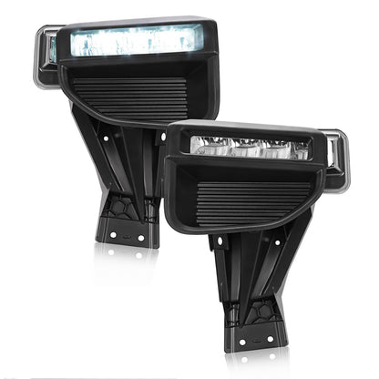 Solid Spare For Ford F250 F350 Super Duty 2020-2022 LED Bumper Fog Lights Driving Lamps Set