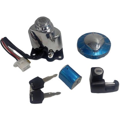 Solidspare Ignition Switch Gas Cap Helmet Lock Key For VT250 Shadow VLX VT 400 600