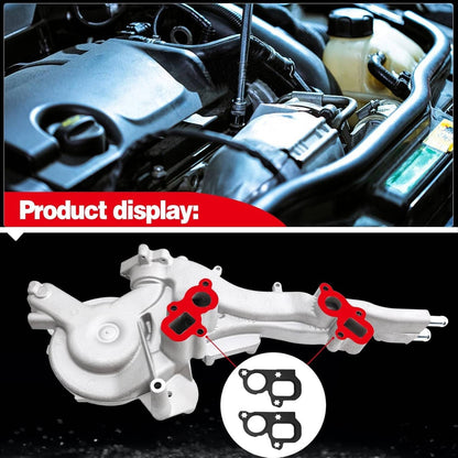 Solidspare Water Pump w/Thermostat for 14-20 Chevy Silverado 1500 GMC Sierra Cadillac CTS