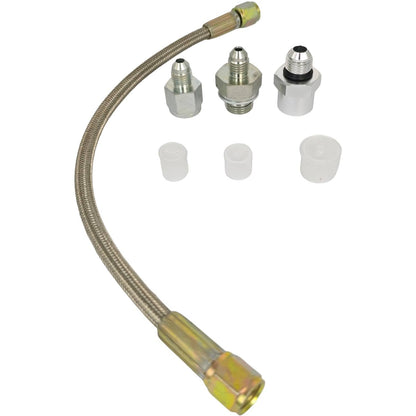 Solid Spare 12" Oil Pressure Sensor Relocation Kit Fit for Chevrolet Corvette C5 C6