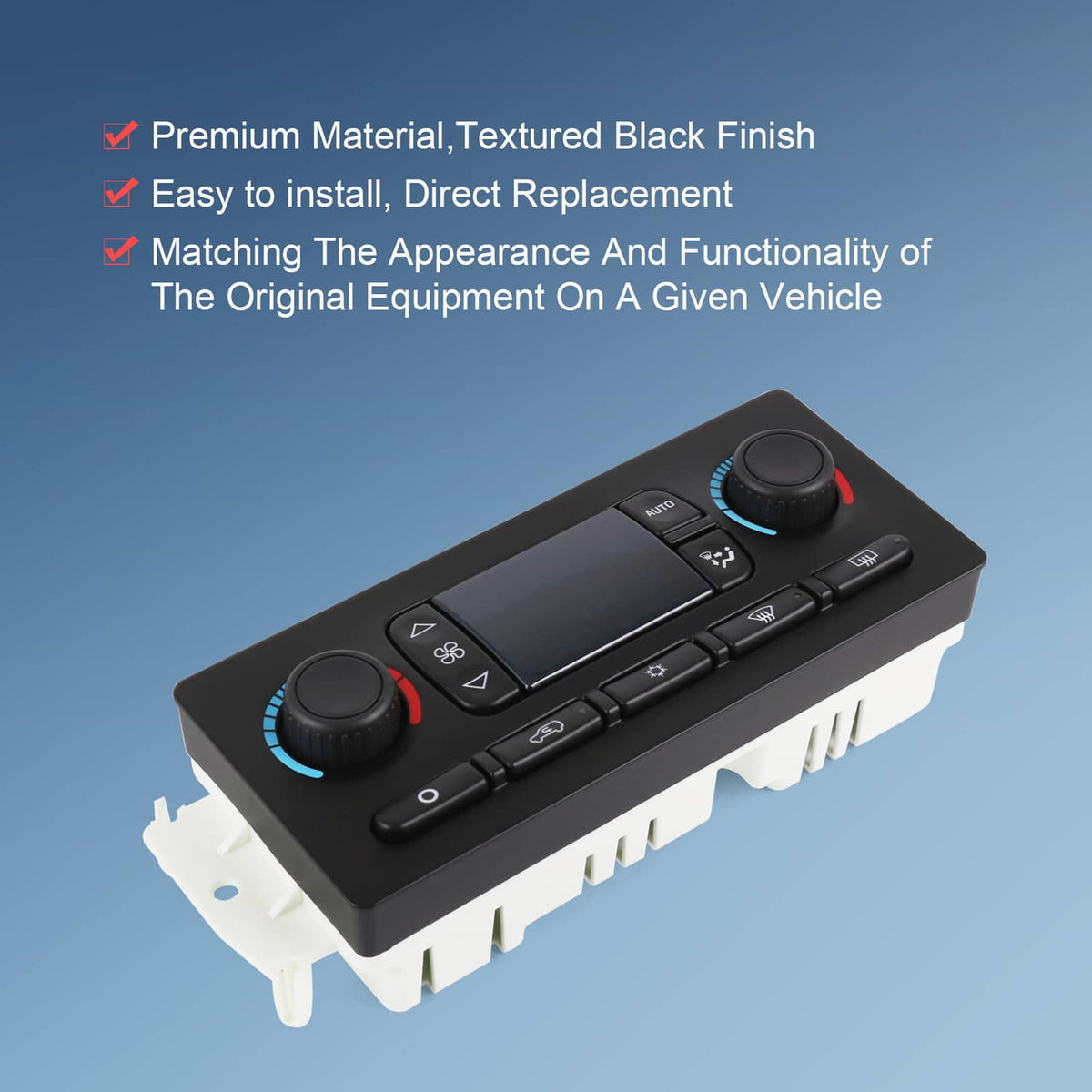 Solidspare Improved 599-211XD Climate Control Module For Chevy GMC Silverado Tahoe Trail
