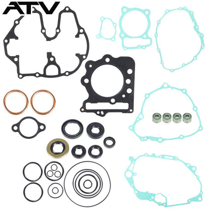 Solidspare High Quality Gasket Kit with Oil Seals 1999-2004 For Honda TRX400EX ATV