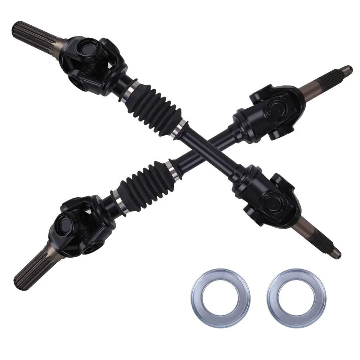 Solidspare 2x Rear Axle Driveshaft fits for Kawasaki Mule 2500 KAF620C 2510 KAF620A 2000