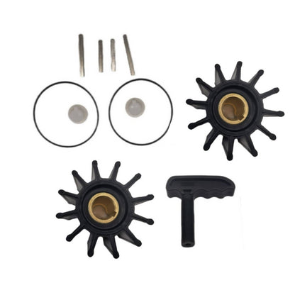 Solid Spare 2Sets Impeller Kits Replaces Sherwood 17000K Cummins Caterpillar With Puller