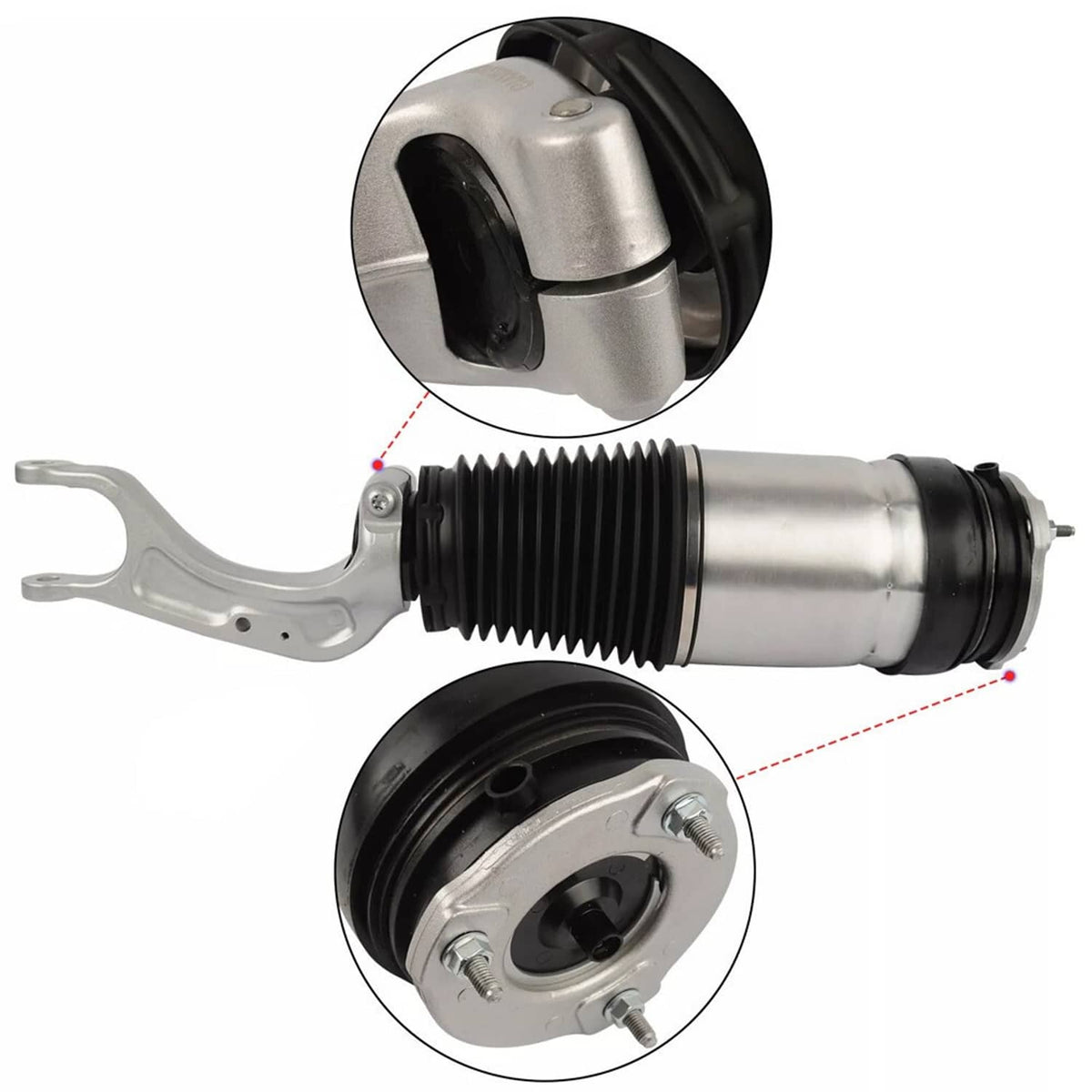 Solidspare Front Air Suspension Shock Strut For Tesla Model S 75D P85D 90D P100D AWD 16-19