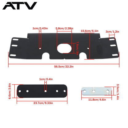 Solidspare Snow Plow Mid Mount Kit For Polaris Sportsman 400 450 500 570 600 700 800