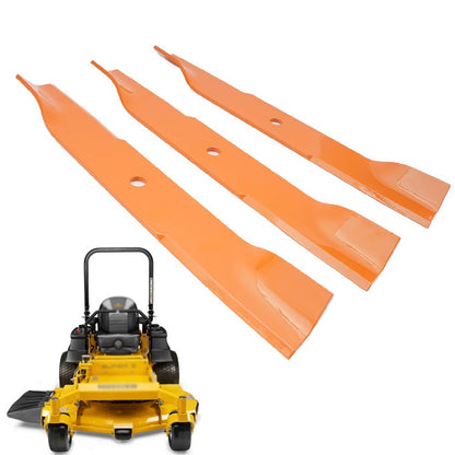Solidspare 3Pcs 17.5" Deck Blades For Hustler 52" Z/ Super Z/ Raptor 603995 795526 783753