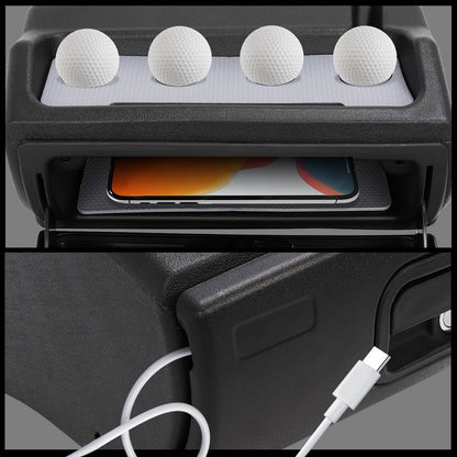 Solidspare For Club Car Onward Tempo 2017-Up Precedent 2011-Up Locking Glove Box Lid