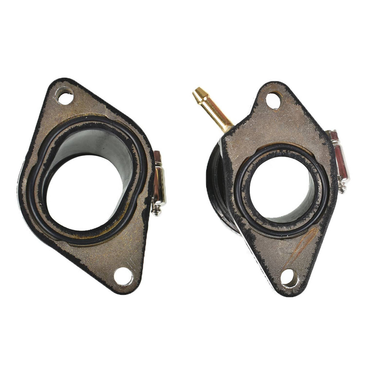 Solidspare For 2001-2005 Yamaha Raptor 660 660r 2x Intake Manifold Carburetor Boots L & R