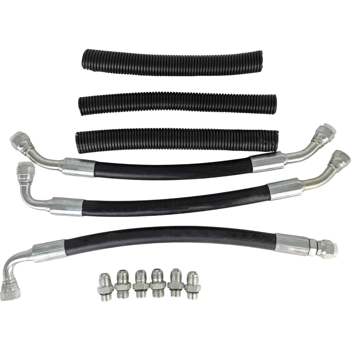 Solid Spare Fit for Ford High Pressure Oil Pump Hoses Lines & Crossover Kit E450 E350 E550