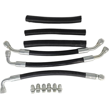 Solid Spare Fit for Ford High Pressure Oil Pump Hoses Lines & Crossover Kit E450 E350 E550