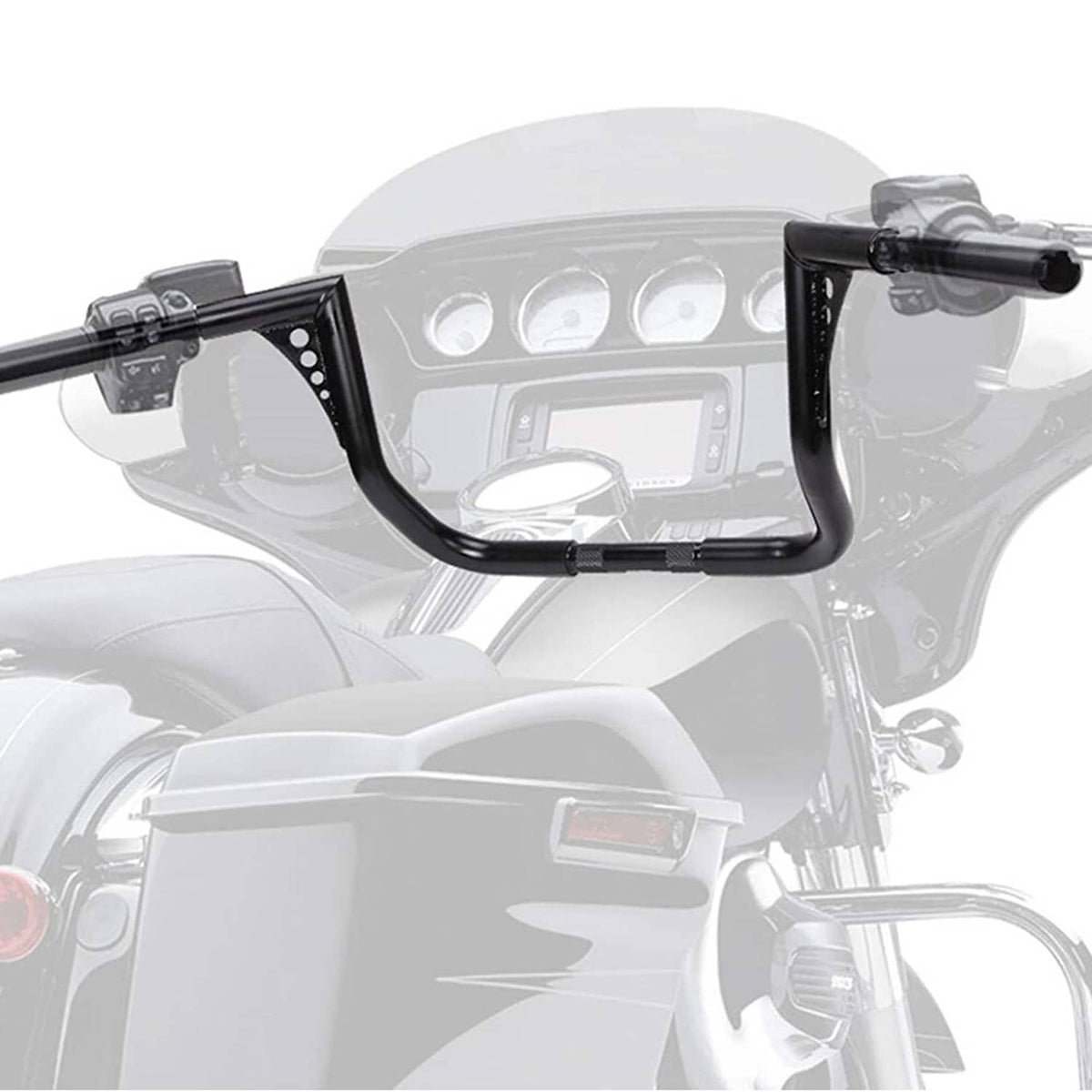 Solidspare 14" Rise Ape Hanger Handlebar Black for Harley Road King Electra / Street Glide