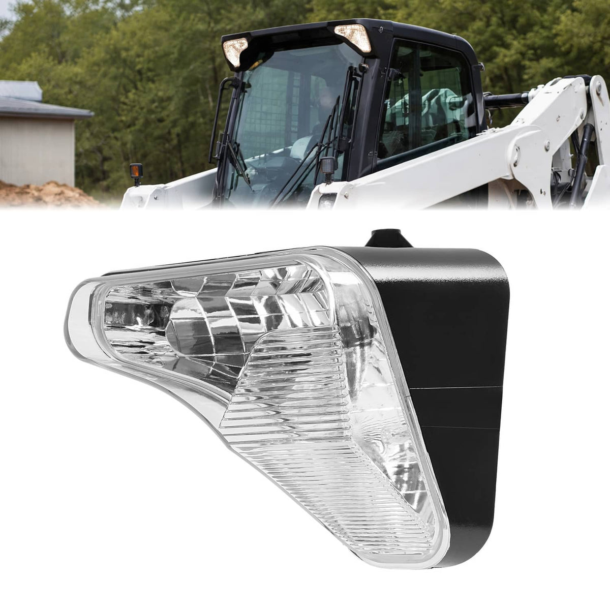 Solidspare For Bobcat T590 T630 T650 S750 T770 Left Headlight Assembly w/Bulbs ＃7251341