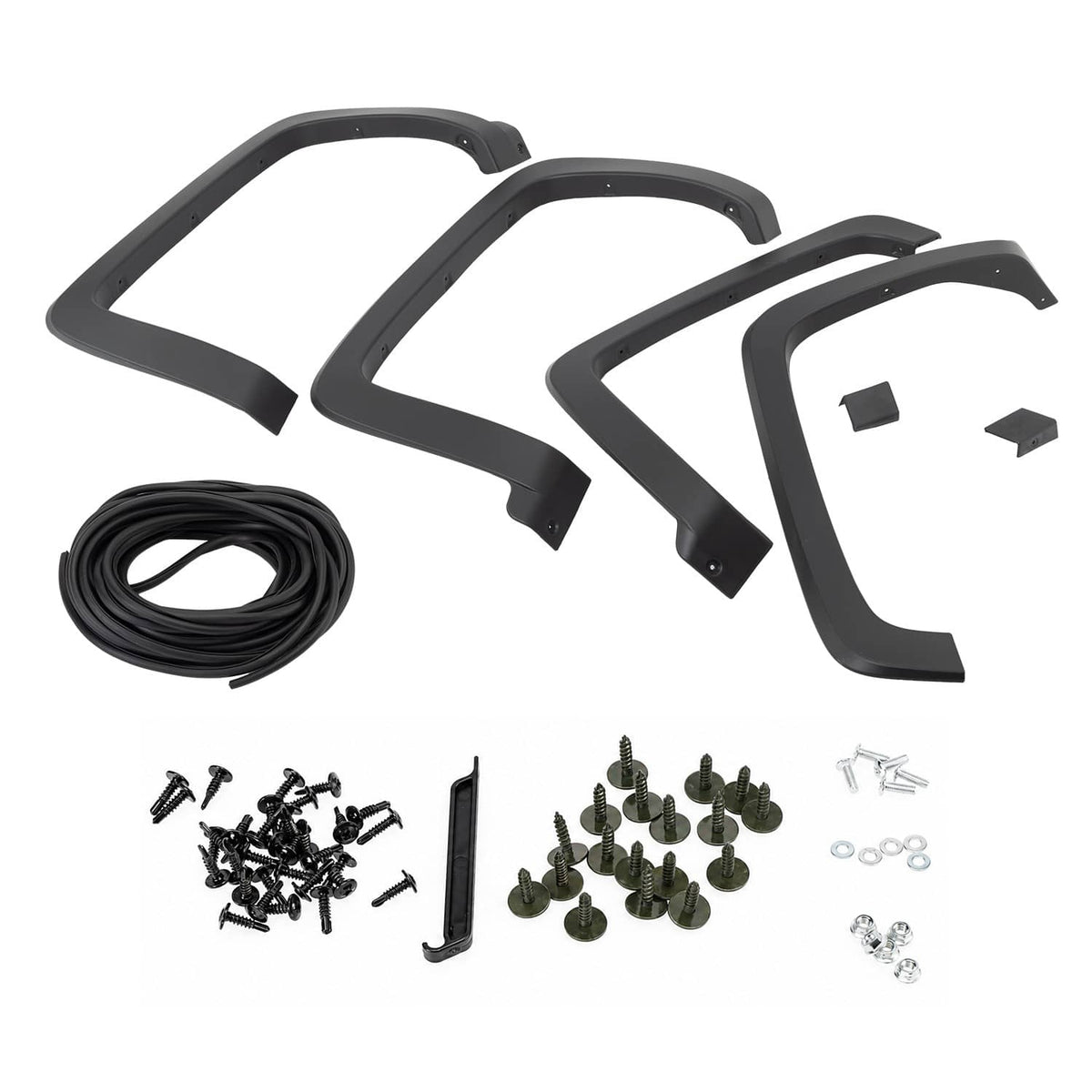 Solidspare Fender Flare Kits For 2014-2018 Chevy Silverado 1500 / 2015-2019 2500HD 3500HD