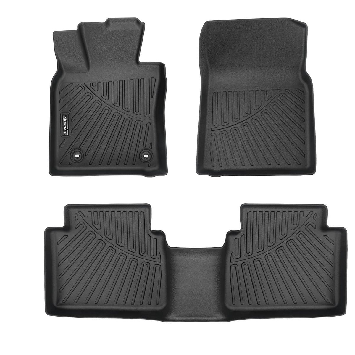 Solidspare TPE Floor Mats Liner For 2018 2019 2020 2021 2022 203 2024 2024 Toyota Camry FWD