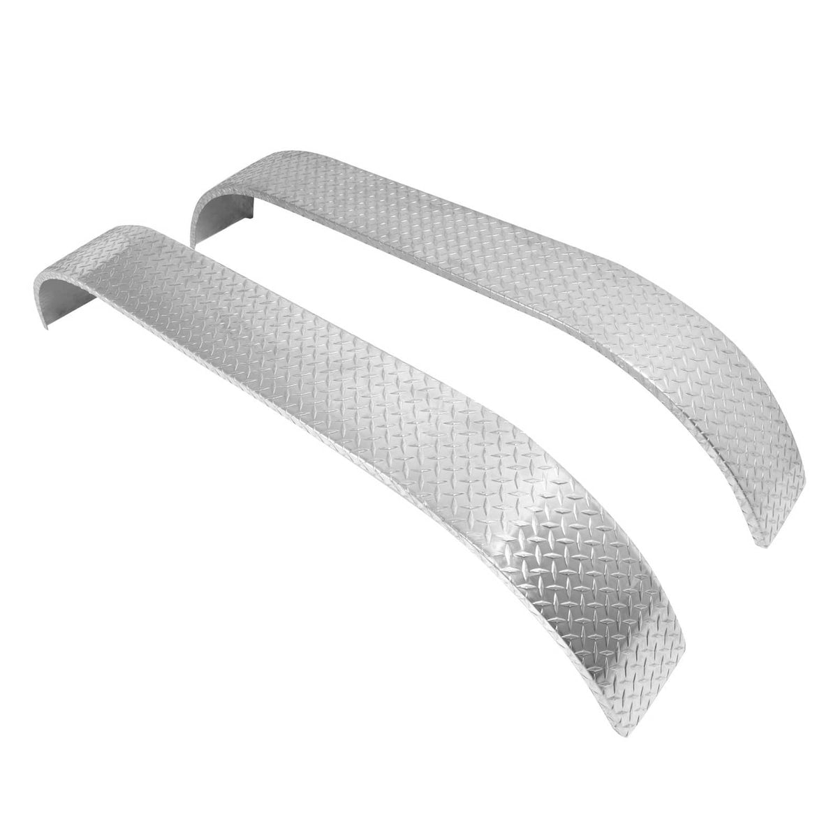 Solidspare Trailer Fenders 14" 15" 16" Tandem Teardrop Tread Plate Cargo 72" L 18" H 9" W