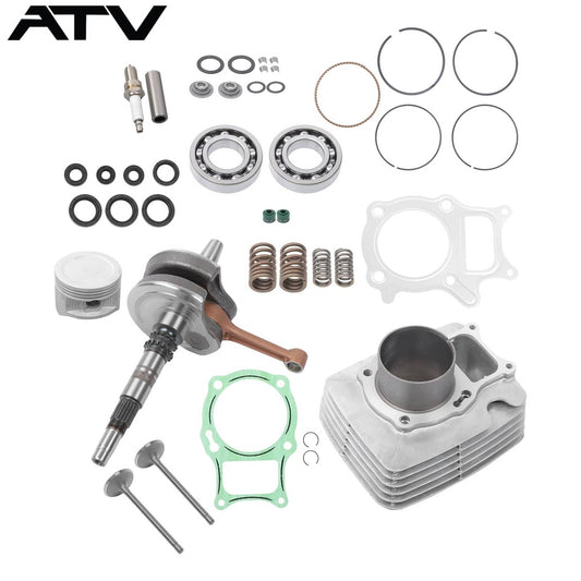 Solidspare Cylinder Crankshaft Sleeve Valve Seal Kit For Honda Recon TRX250 13000HM8A40 2x4