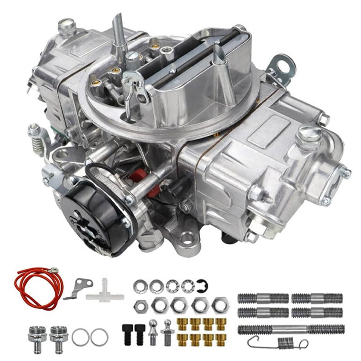 Solidspare New 4 Barrel For 650 CFM Holley Brawler Double-Pumper Carburetor Electric Choke