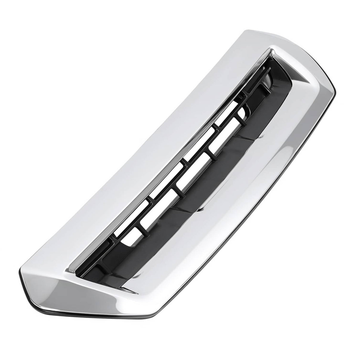 Solid Spare Hood Air Vent Scoop For 2017-19 Chevy Silverado GMC Sierra 2500HD 3500HD Chrome