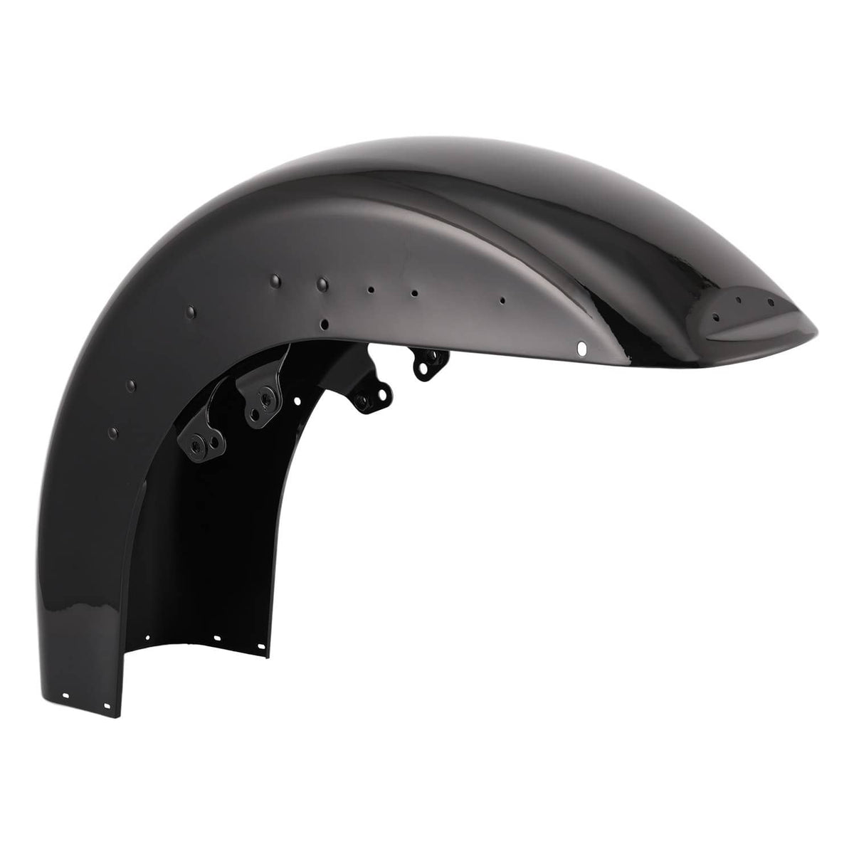 Solidspare Steel Wrap Front Fender Vivid Black For Harley Touring Street Road Glide 14-24