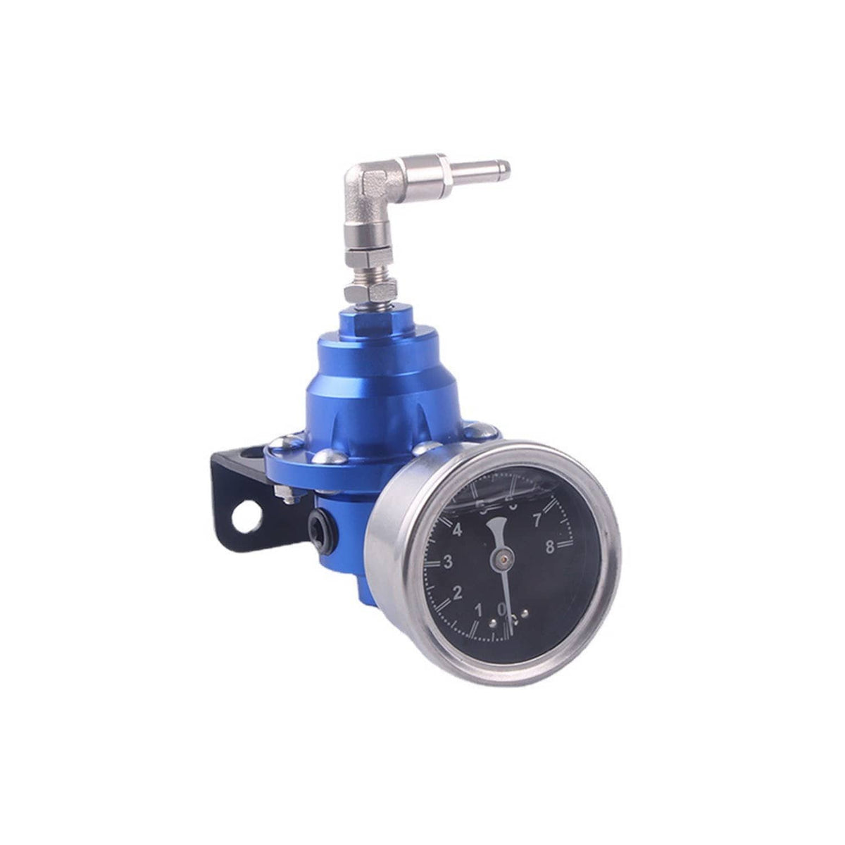 Solidspare Universal 160psi Adjustable Fuel Pressure Regulator Kit With Regulator Oil Gauge