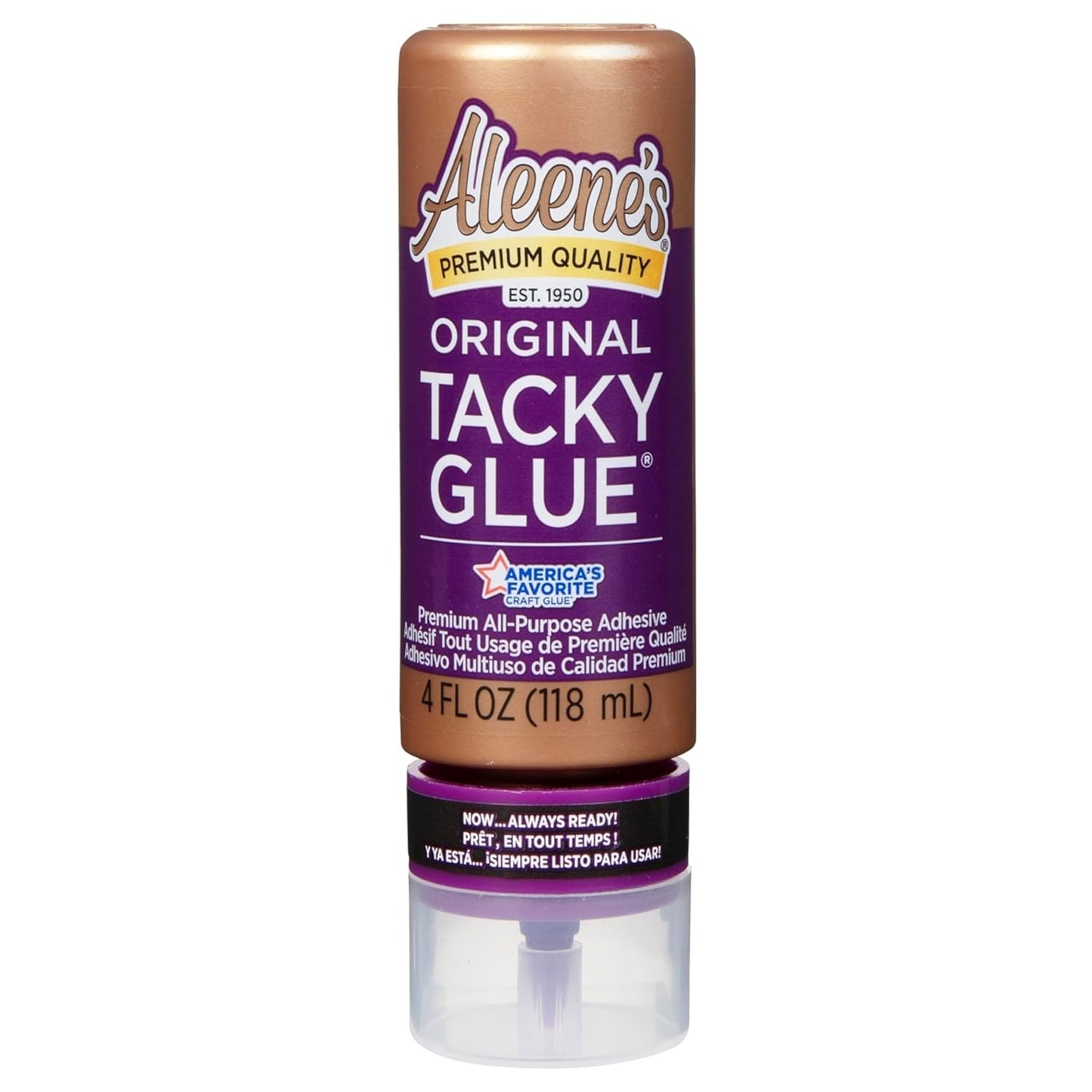 (3 pack) Aleene's Original Tacky Glue 4 fl oz, Premium All-Purpose Adhesive