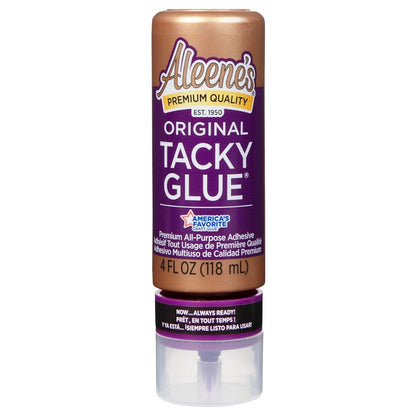 (3 pack) Aleene's Original Tacky Glue 4 fl oz, Premium All-Purpose Adhesive