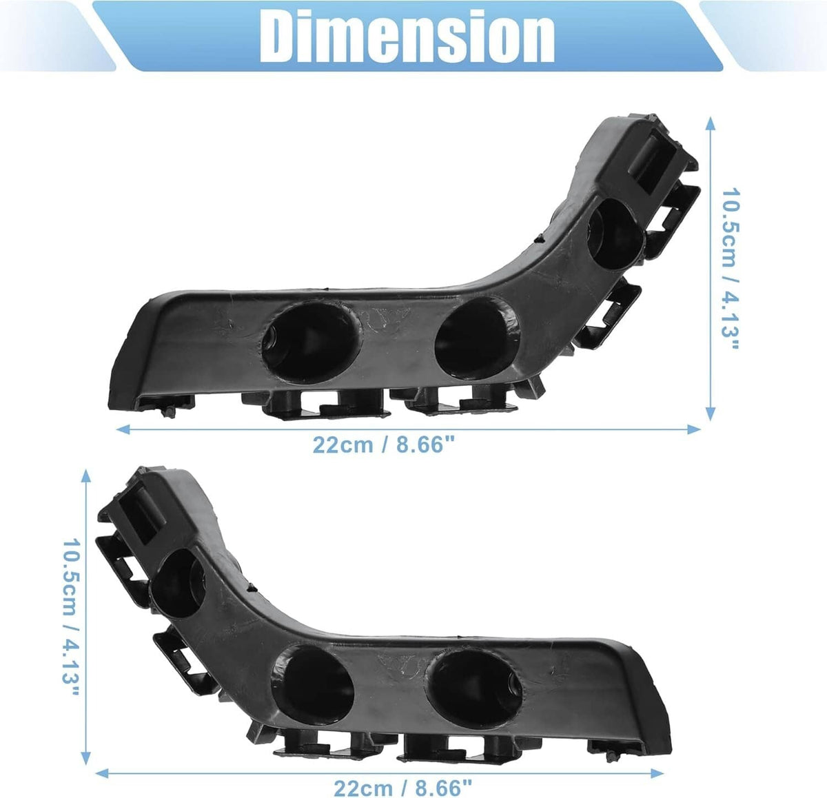 Solid Spare For 2011-2013 Jeep Grand Cherokee Front Bumper Bracket Left+Right Retainer