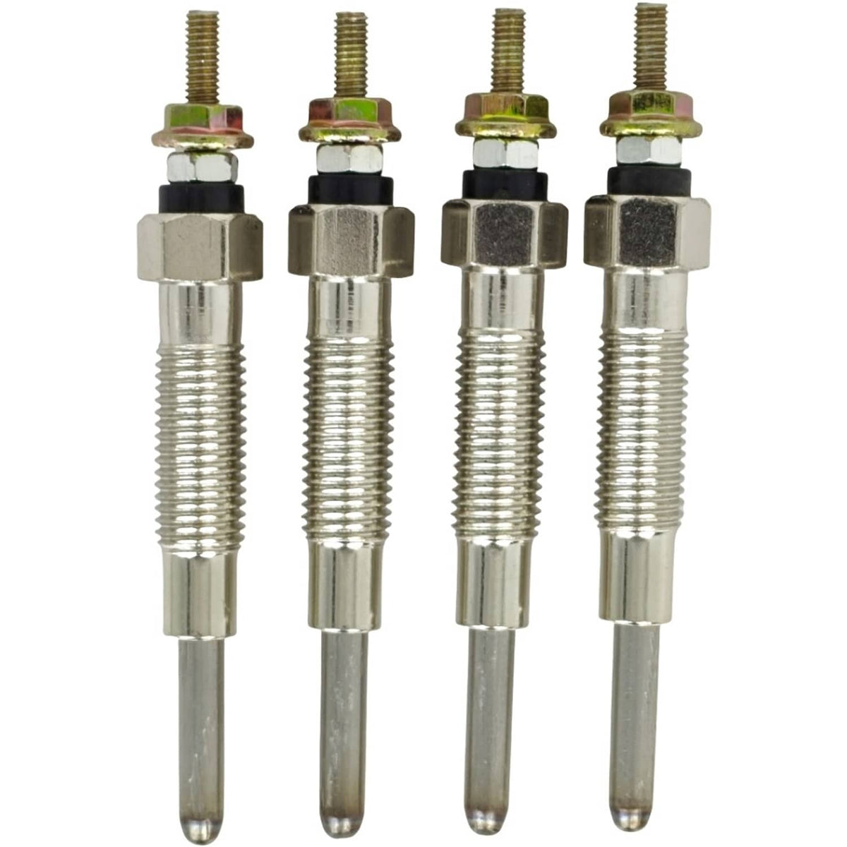Solid Spare 4X Glow Plug MM409510 Fit for Iseki TL2100 TL2500 TX1300 TX1500 TX2140 TX2160