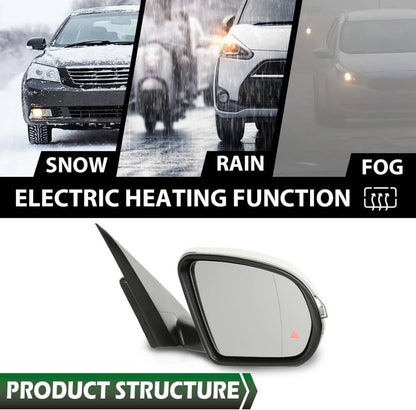 Solidspare New Right Side Mirror Heated Blind Spot For 2016-2021 GLC Class GLC300 Mercedes