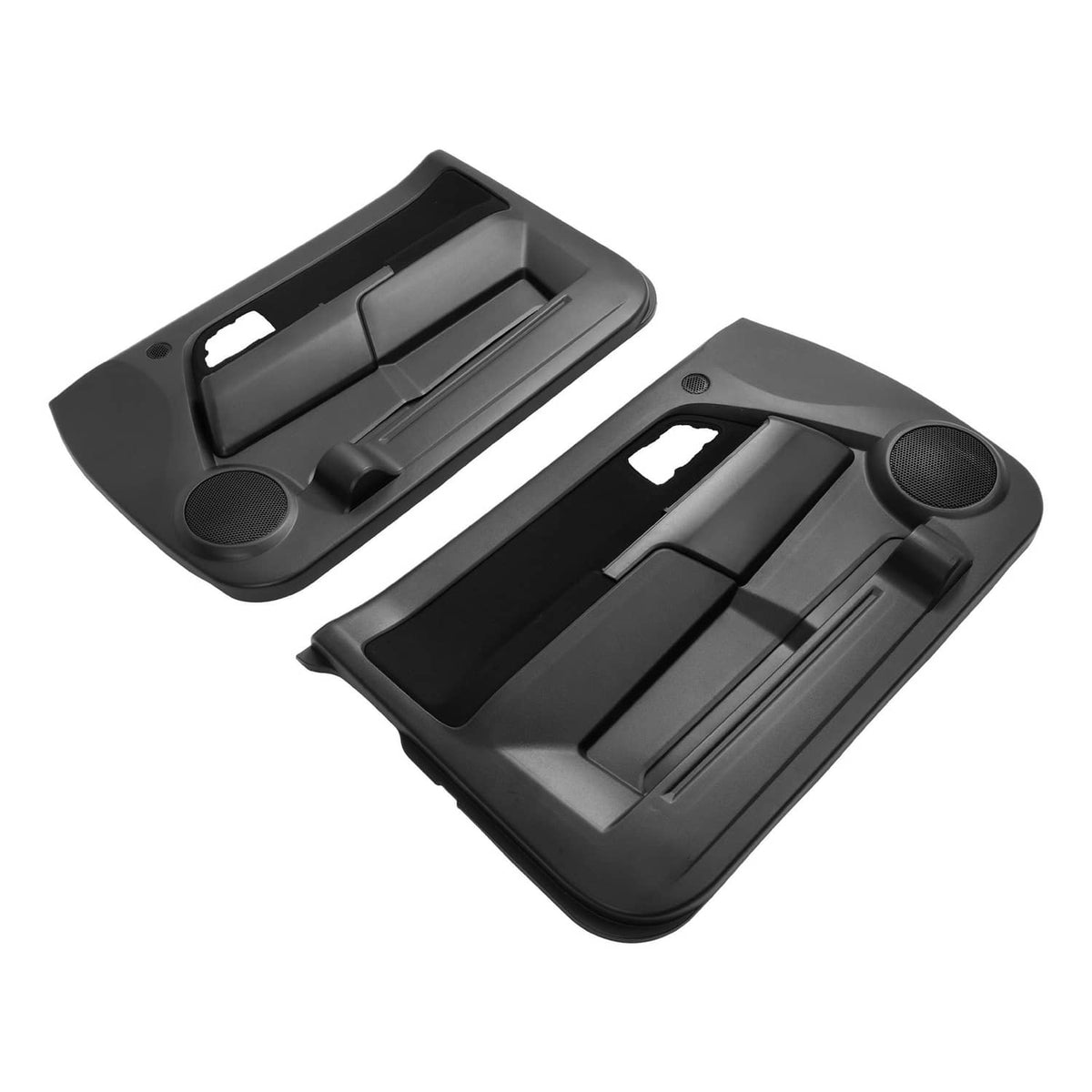 Solid Spare Pair of Inner Door Panels For 2004-2012 Chevrolet Colorado GMC Canyon Black