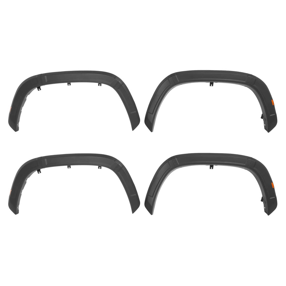 Solid Spare Set of 4 Fender Flares Kit Wheel Arch Trim For 2022-2025 Toyota Tundra TRD PRO