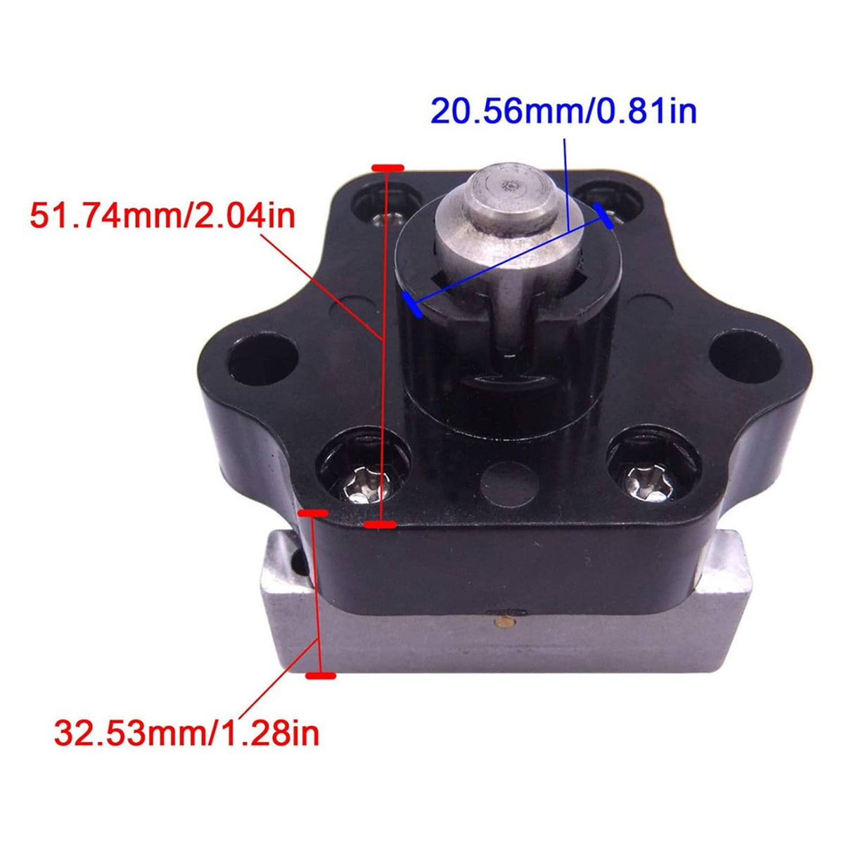 Solid Spare Fuel Pump & O Ring for TOHATSU 4HP 5HP 6HP 4-Stroke Outboard 3H6-04000-7 803529T