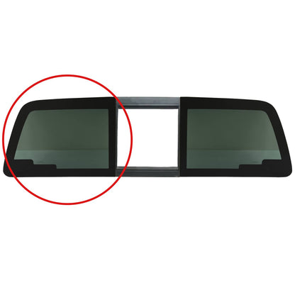 Solid Spare Fits Ford F-250 F-350 2011-2016 Back Panel Sliding Tempered Glass Left Side