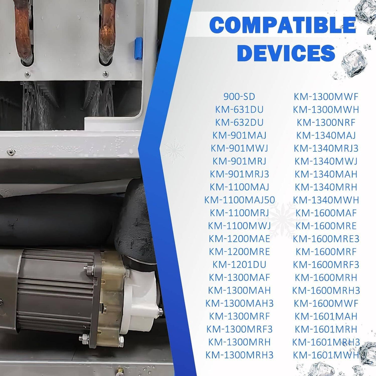 Solid Spare S-0731 Ice Machine Motor for Hoshizaki 900-SD,KM-1300M,KM-1600M Series 120V 60W