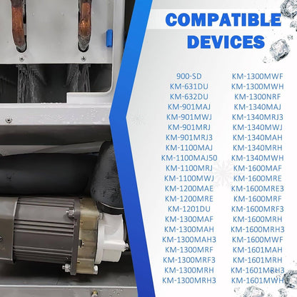 Solid Spare S-0731 Ice Machine Motor for Hoshizaki 900-SD,KM-1300M,KM-1600M Series 120V 60W
