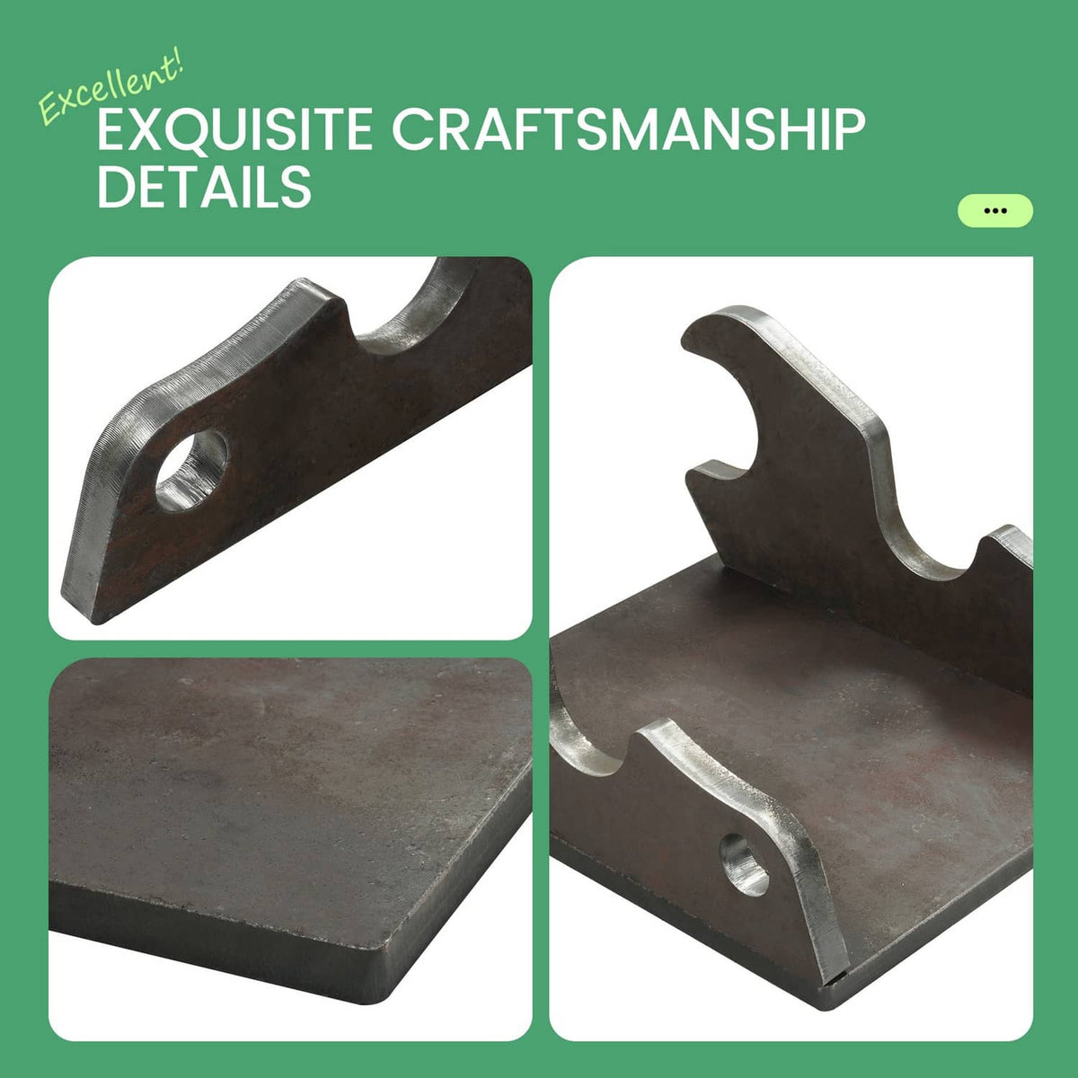 Solidspare W/Plate Quick Attach Brackets Bucket Ears For Kubota KX040 U35 KX71 KX91 KX121