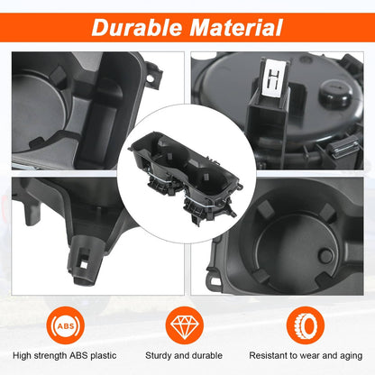 Solidspare Center Console Cup Holder Without Wireless Charging For 2020-2023 Ford Explorer