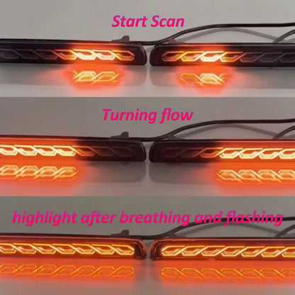 For 2023 2024 Honda CRV LED Side Marker Light + Reflector Tail Lamp Smoked Lens