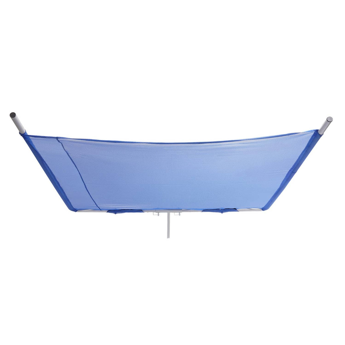 Solidspare Silvery+Blue Boat Sun Shade For Boats 25 FT And Under Aluminium Powder Coated