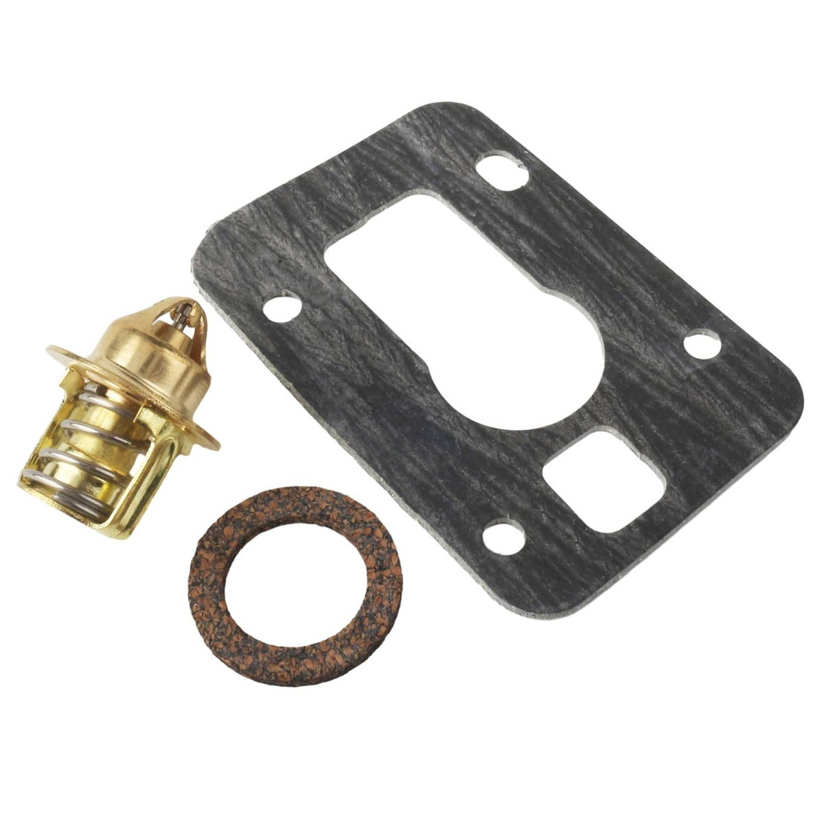 Solid Spare Thermostat Kit with gasket for Volvo Penta 3.0 3.0L 1996-up marine omc