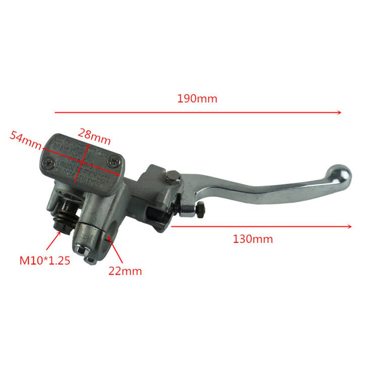 Solidspare Front Brake Master Cylinder Caliper for Honda CR125R CR250R CRF250X CRF450X