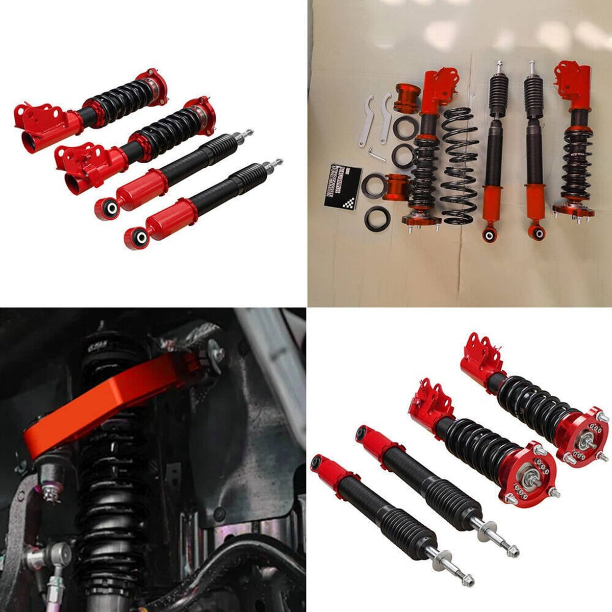 Solidspare Coilovers Suspension Kits Adjustable Height Struts Shocks For 06-11 Honda Civic